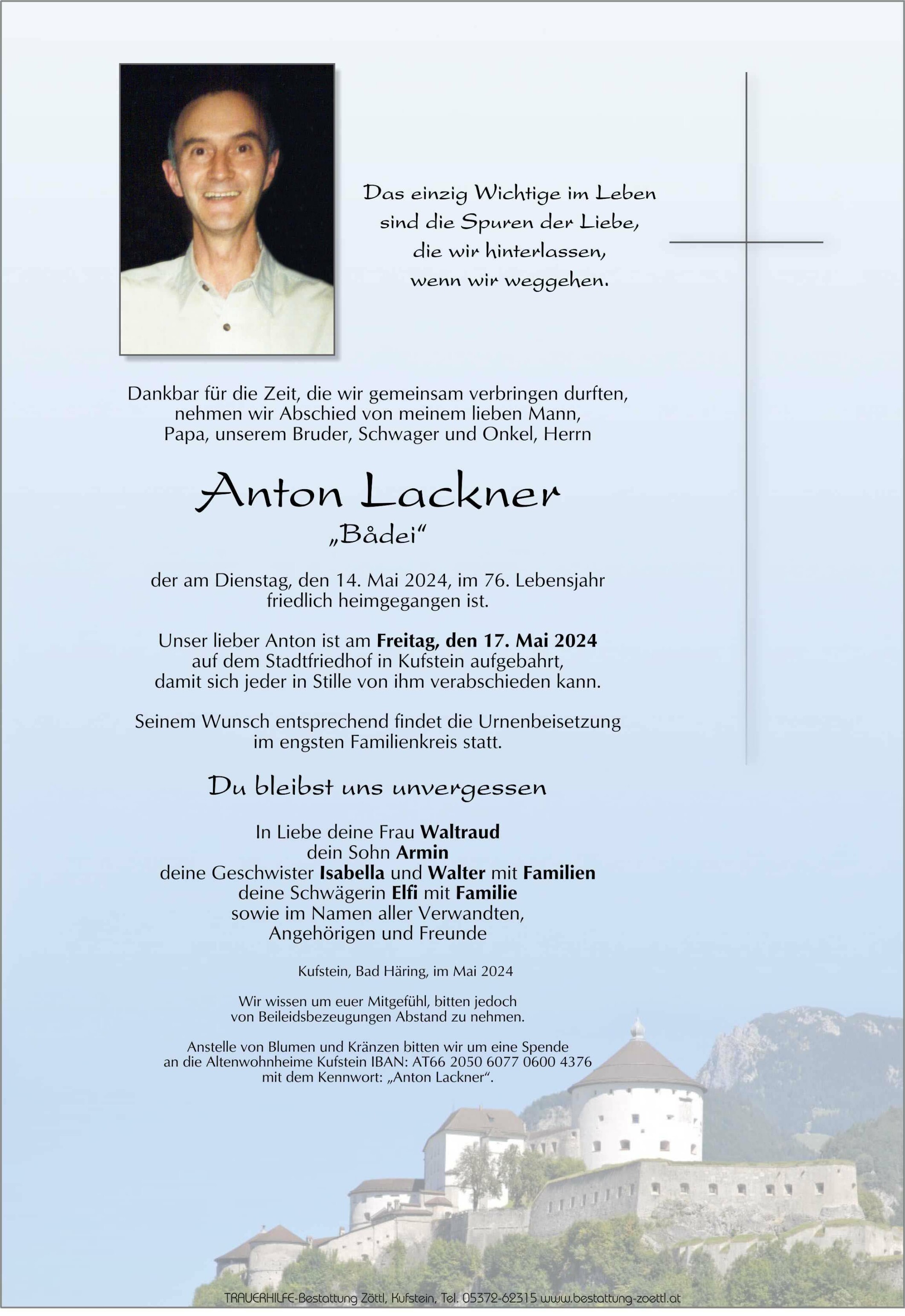 Anton Lackner